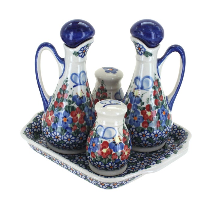 Vena Garden Butterfly Dining Accessories — Polish Pottery