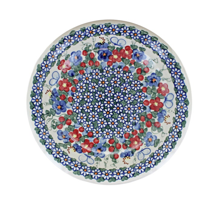 Vena Garden Butterfly Dining Plates & Bowls — Polish Pottery