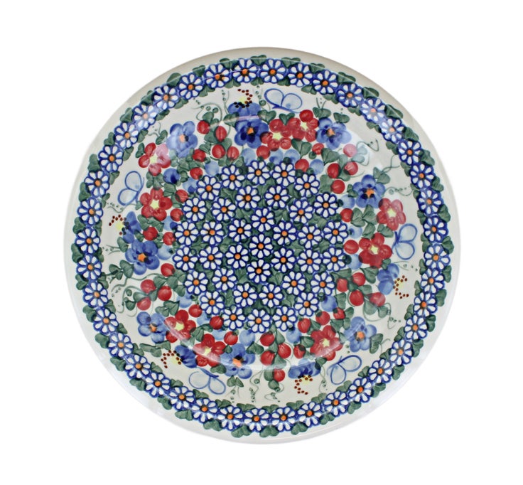 Detail image of Vena Garden Butterfly Dining Plates & Bowls — Polish Pottery