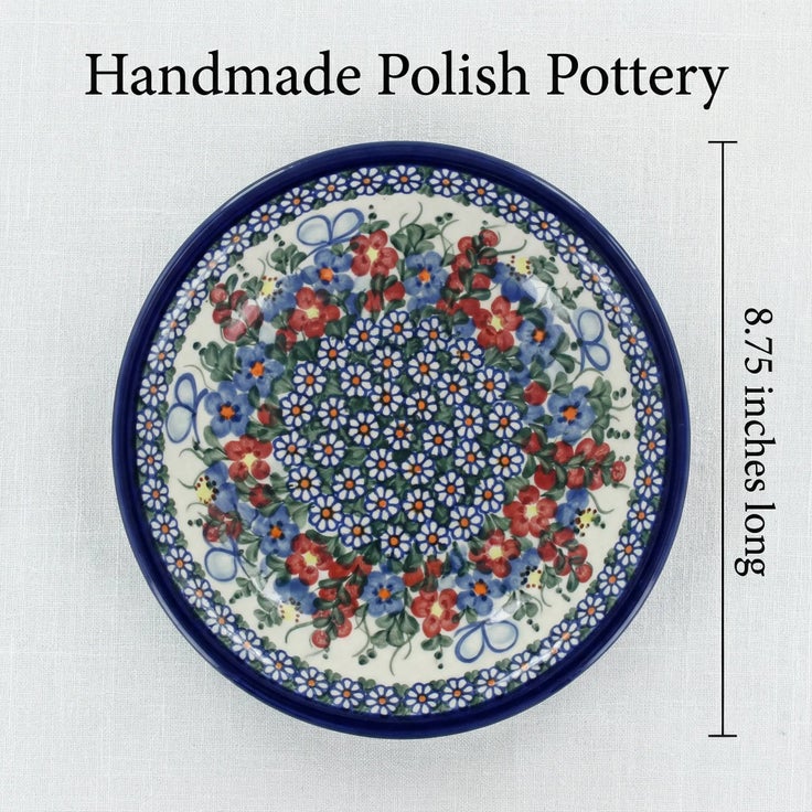 Detail image of Vena Garden Butterfly Dining Plates & Bowls — Polish Pottery