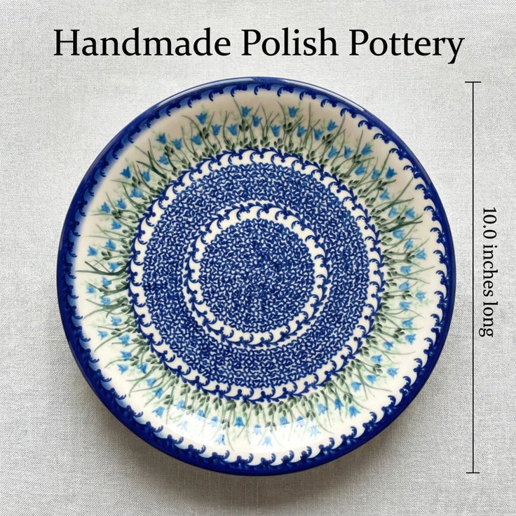 Detail image of Vena Misty Dining Plates & Bowls — Polish Pottery