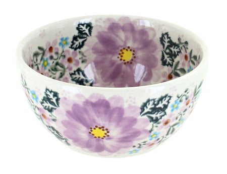 Vena Lilac Garden Dining Plates & Bowls — Polish Pottery