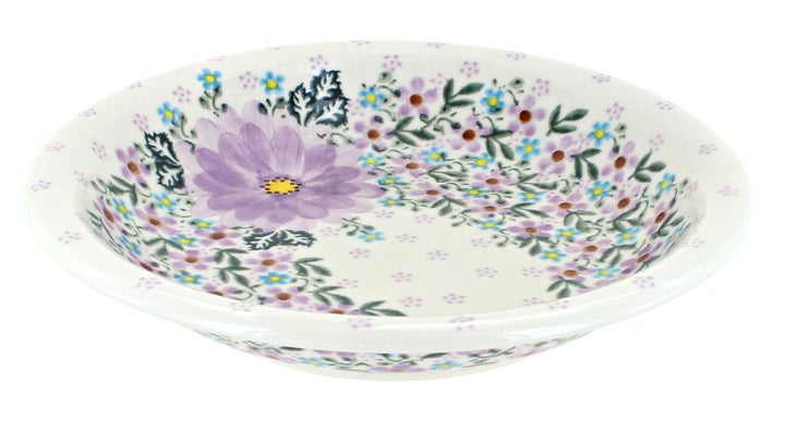 Vena Lilac Garden Dining Plates & Bowls — Polish Pottery