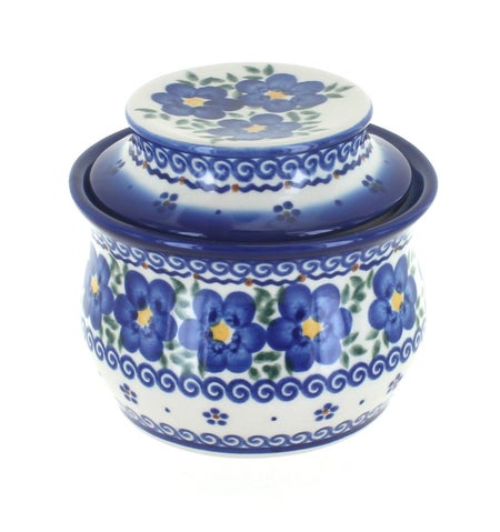 Vena Spring Blossom Butter Dish — Polish Pottery