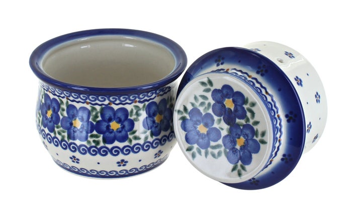 Vena Spring Blossom Butter Dish — Polish Pottery