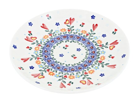 Vena Hearts & Flowers Dining Plates & Bowls — Polish Pottery