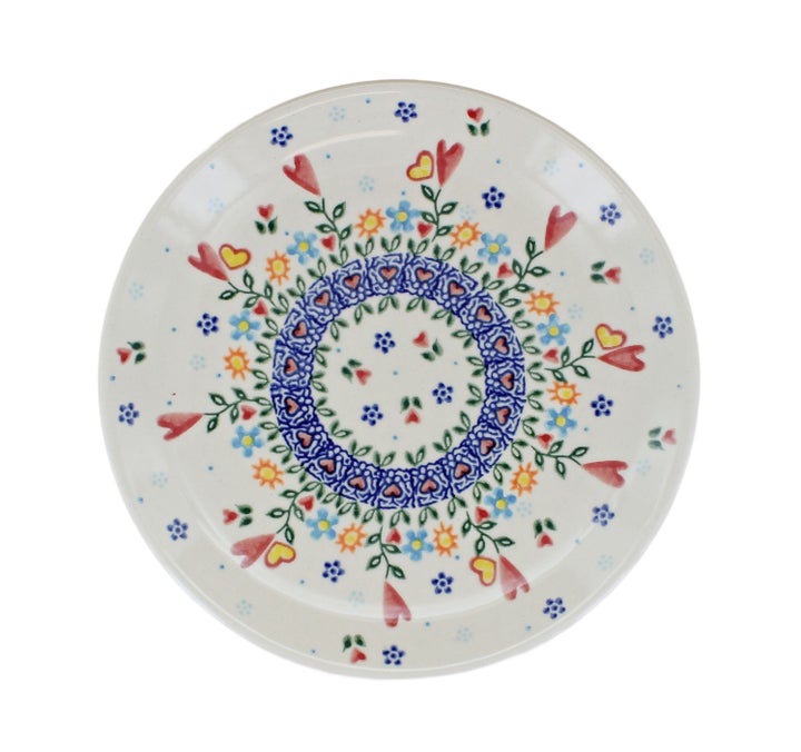 Vena Hearts & Flowers Dining Plates & Bowls — Polish Pottery