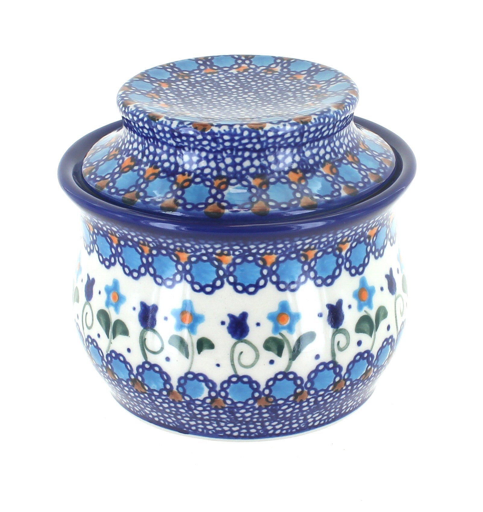 Vena Savannah Butter Dish — Polish Pottery