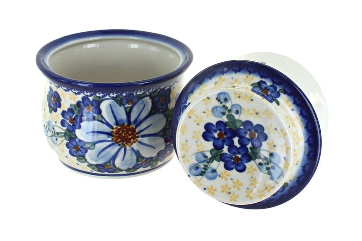 Vena Daisy Surprise Butter Dish — Polish Pottery