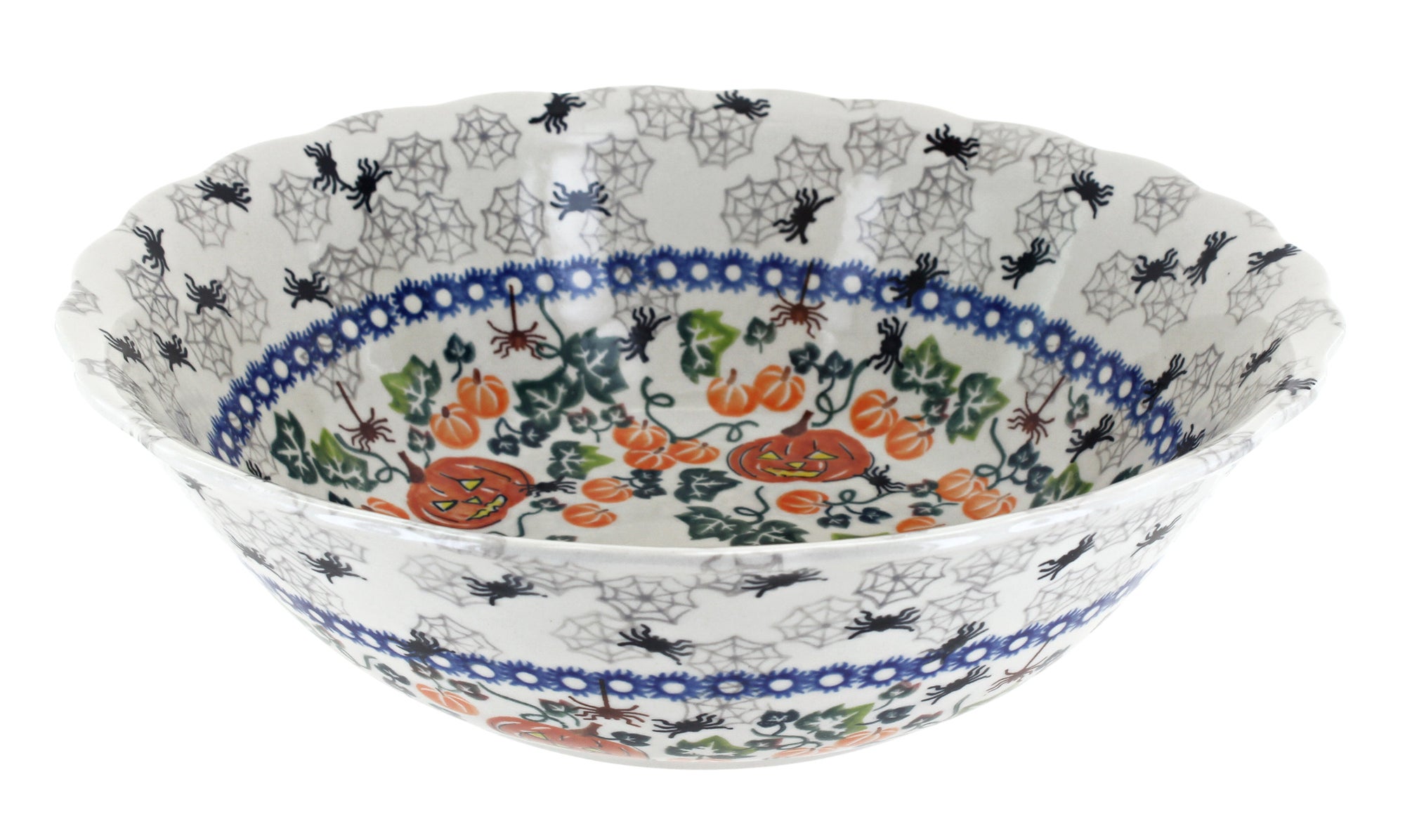 Vena Trick or Treat Large Serving Piece — Polish Pottery