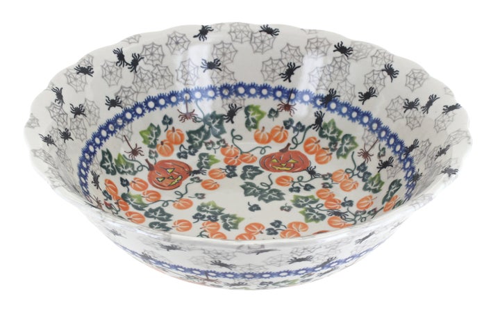 Vena Trick or Treat Large Serving Piece — Polish Pottery