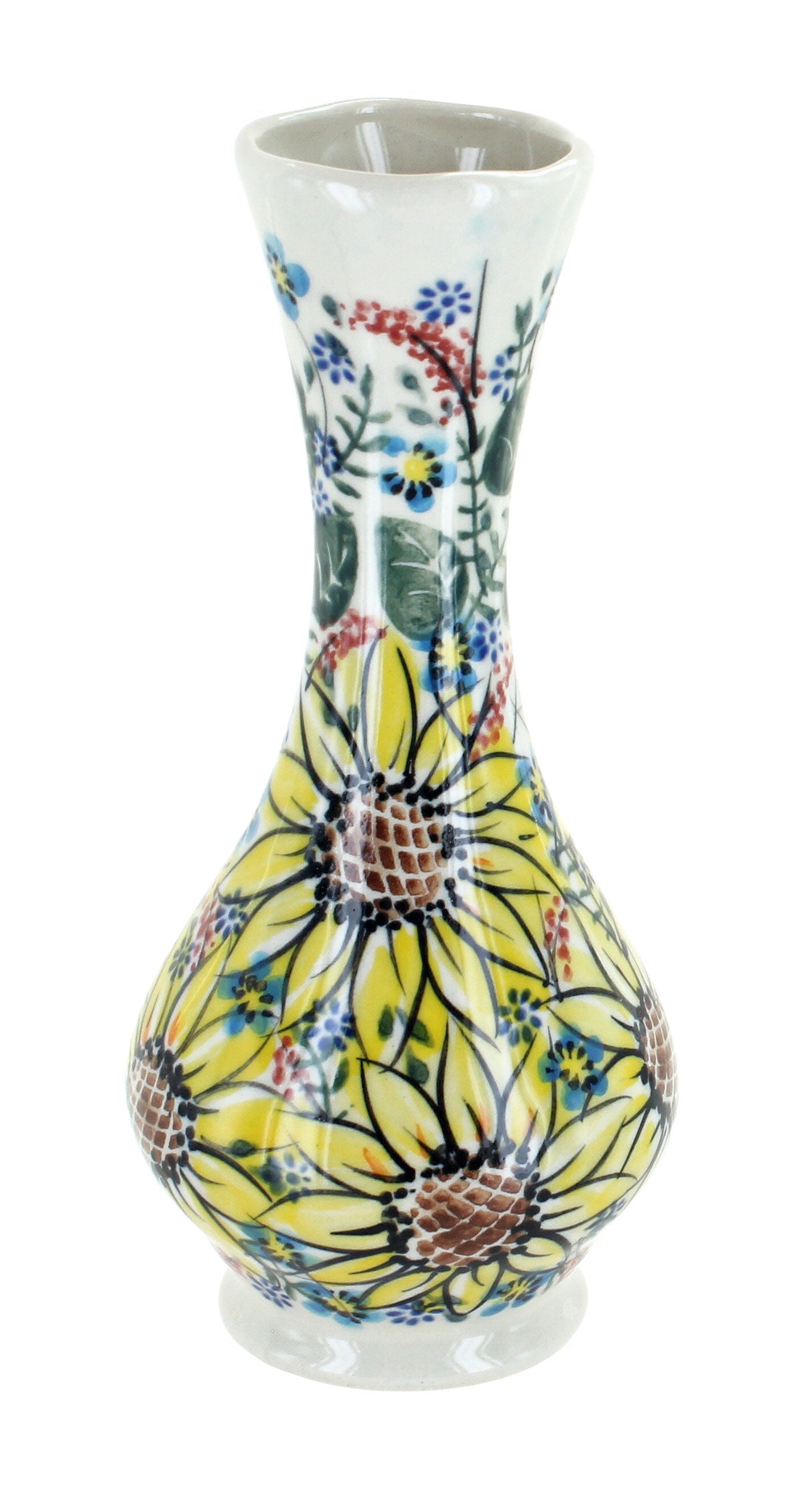 Vena Sunflower Maze Décor — Polish Pottery