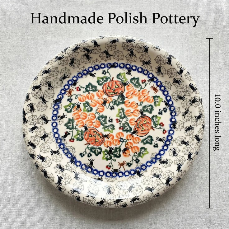 Detail image of Vena Trick or Treat Dining Plates & Bowls — Polish Pottery