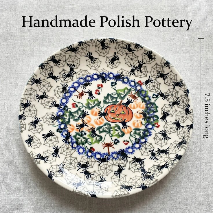Detail image of Vena Trick or Treat Dining Plates & Bowls — Polish Pottery