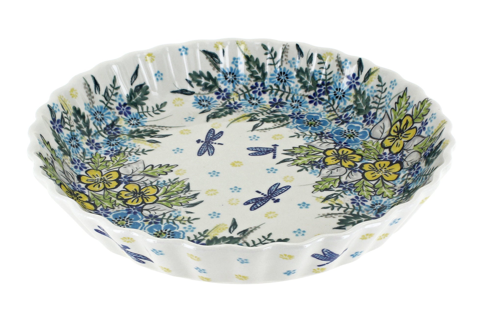 Vena Alyssa Pie Plate — Polish Pottery