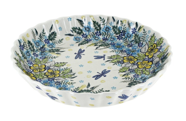 Vena Alyssa Pie Plate — Polish Pottery
