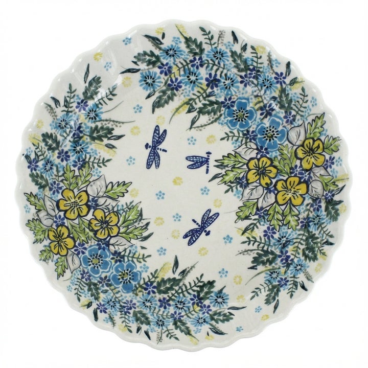 Vena Alyssa Pie Plate — Polish Pottery