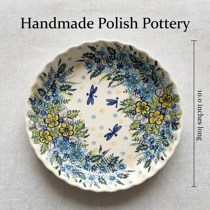 Vena Alyssa Pie Plate — Polish Pottery