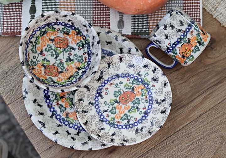 Vena Trick or Treat Dining Plates & Bowls — Polish Pottery