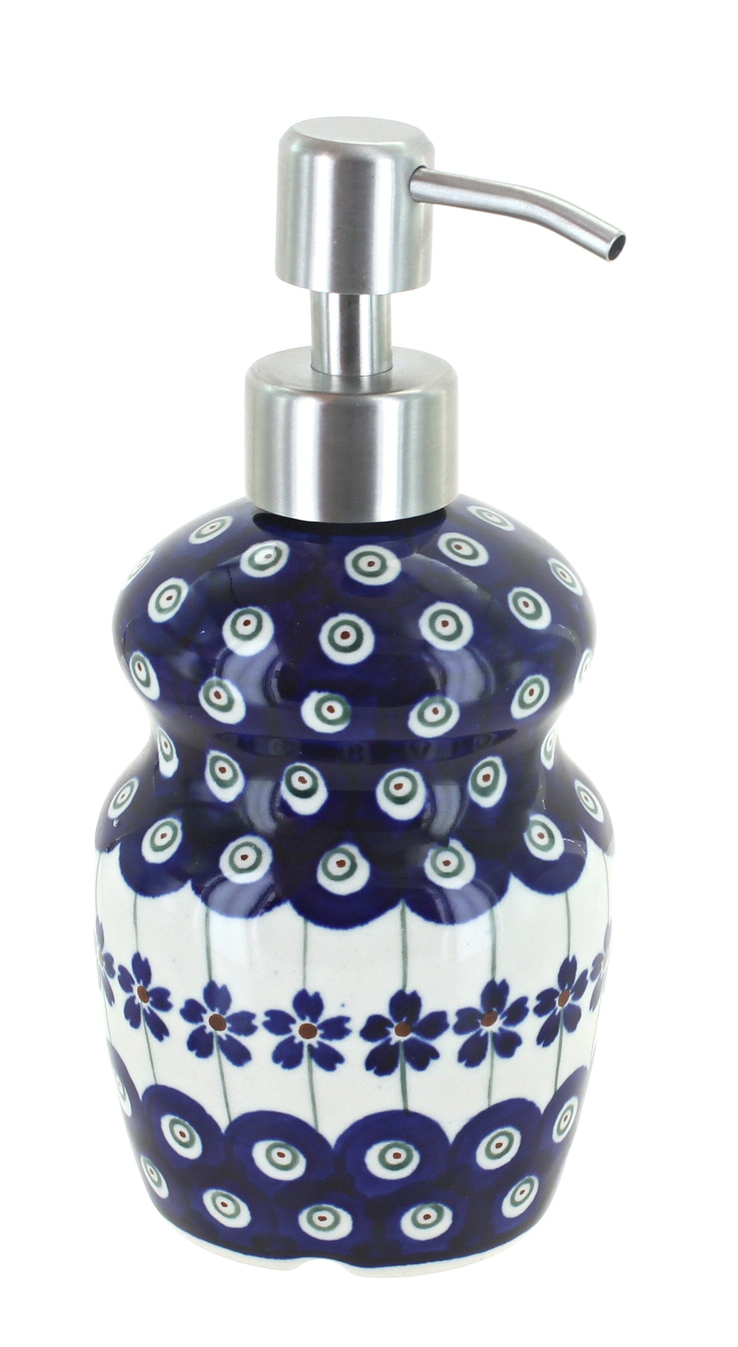 Zaklady Flowering Peacock Bathroom Accessories — Polish Pottery