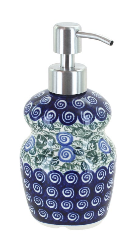 Zaklady Seaside Swirl Bathroom Accessories — Polish Pottery