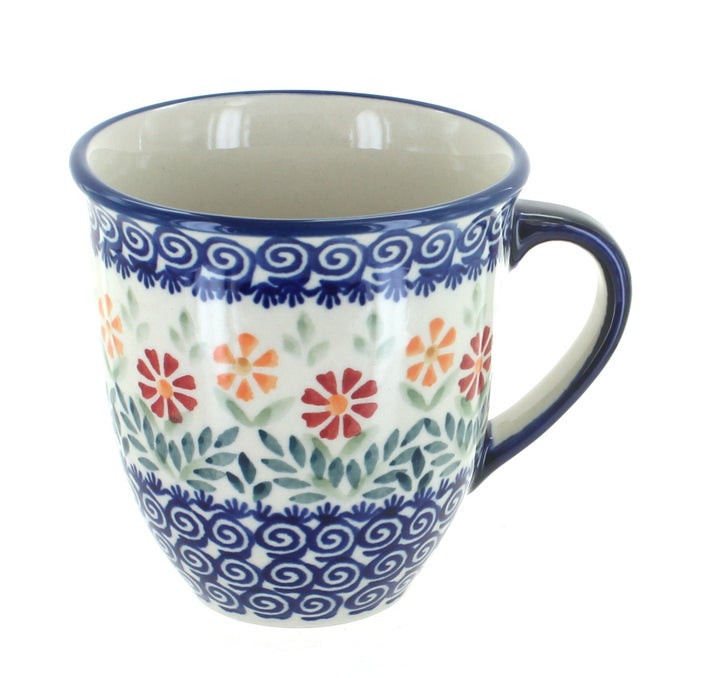 Manufaktura Garden Bouquet Mug — Polish Pottery