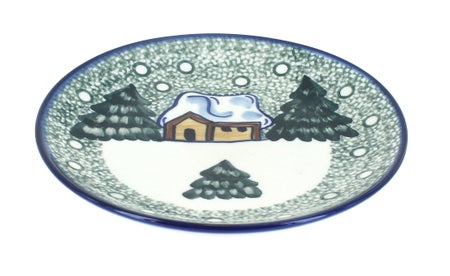 WR Unikat Winter Forest Dining Plates & Bowls — Polish Pottery