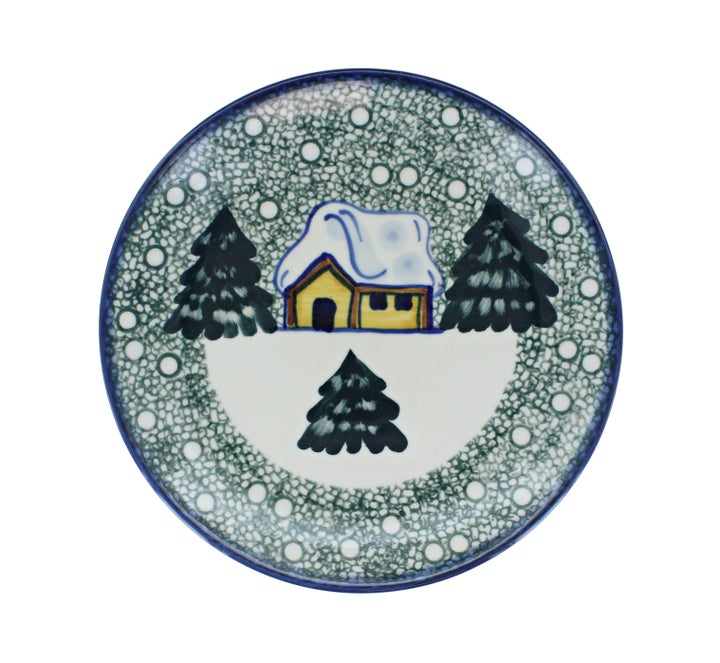 WR Unikat Winter Forest Dining Plates & Bowls — Polish Pottery