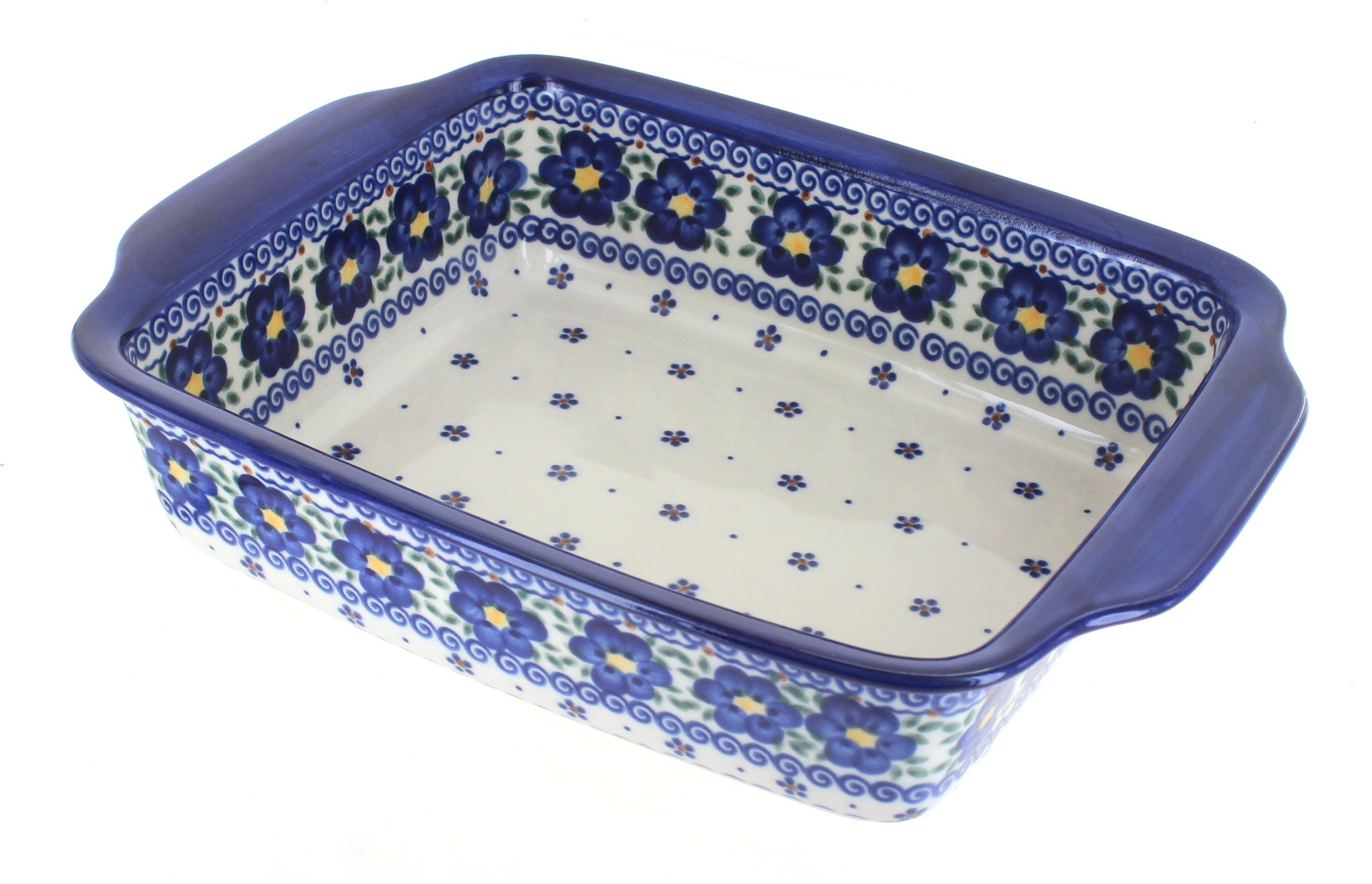 Vena Spring Blossom Medium Bakeware — Polish Pottery