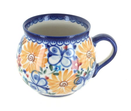 Vena Butterfly Mug — Polish Pottery