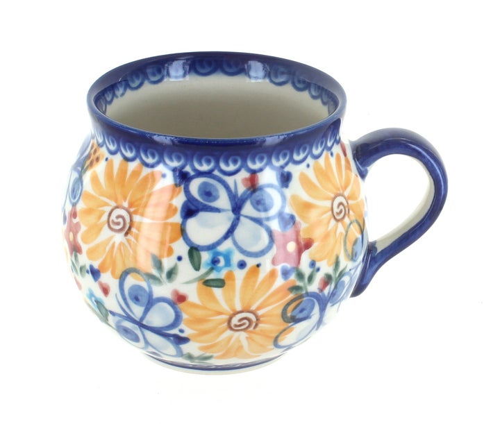 Vena Butterfly Mug — Polish Pottery