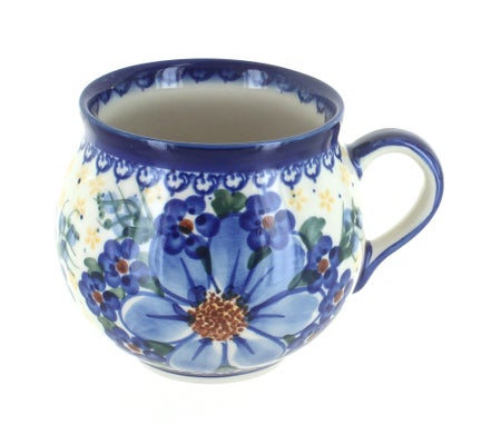 Vena Daisy Surprise Mug — Polish Pottery