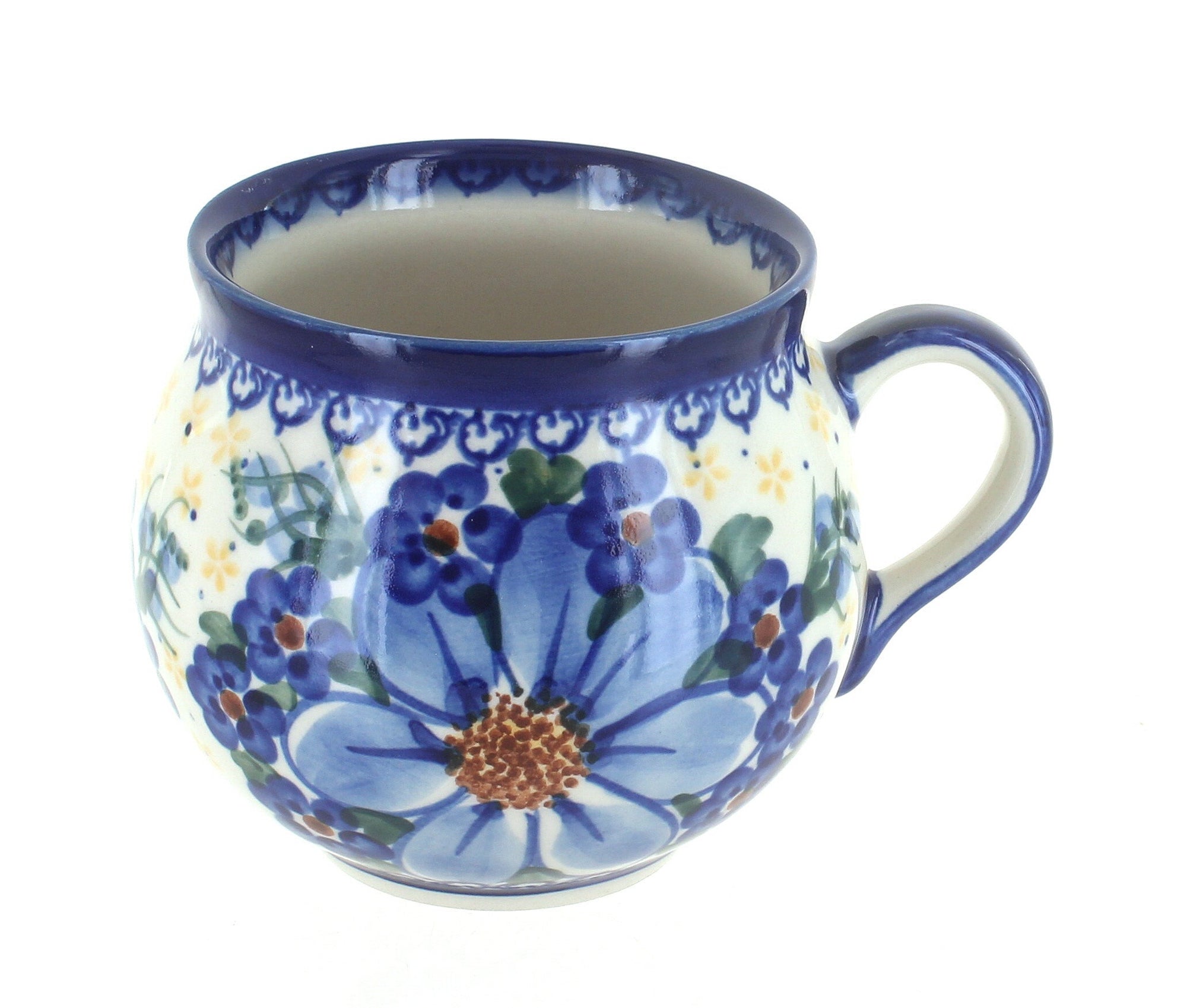 Vena Daisy Surprise Mug — Polish Pottery