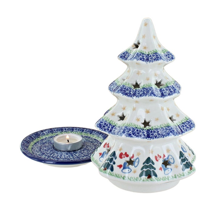 Ceramika Artystyczna Winter Bells Luminary — Polish Pottery