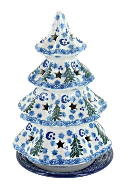Ceramika Artystyczna Evergreen Magic Luminary — Polish Pottery