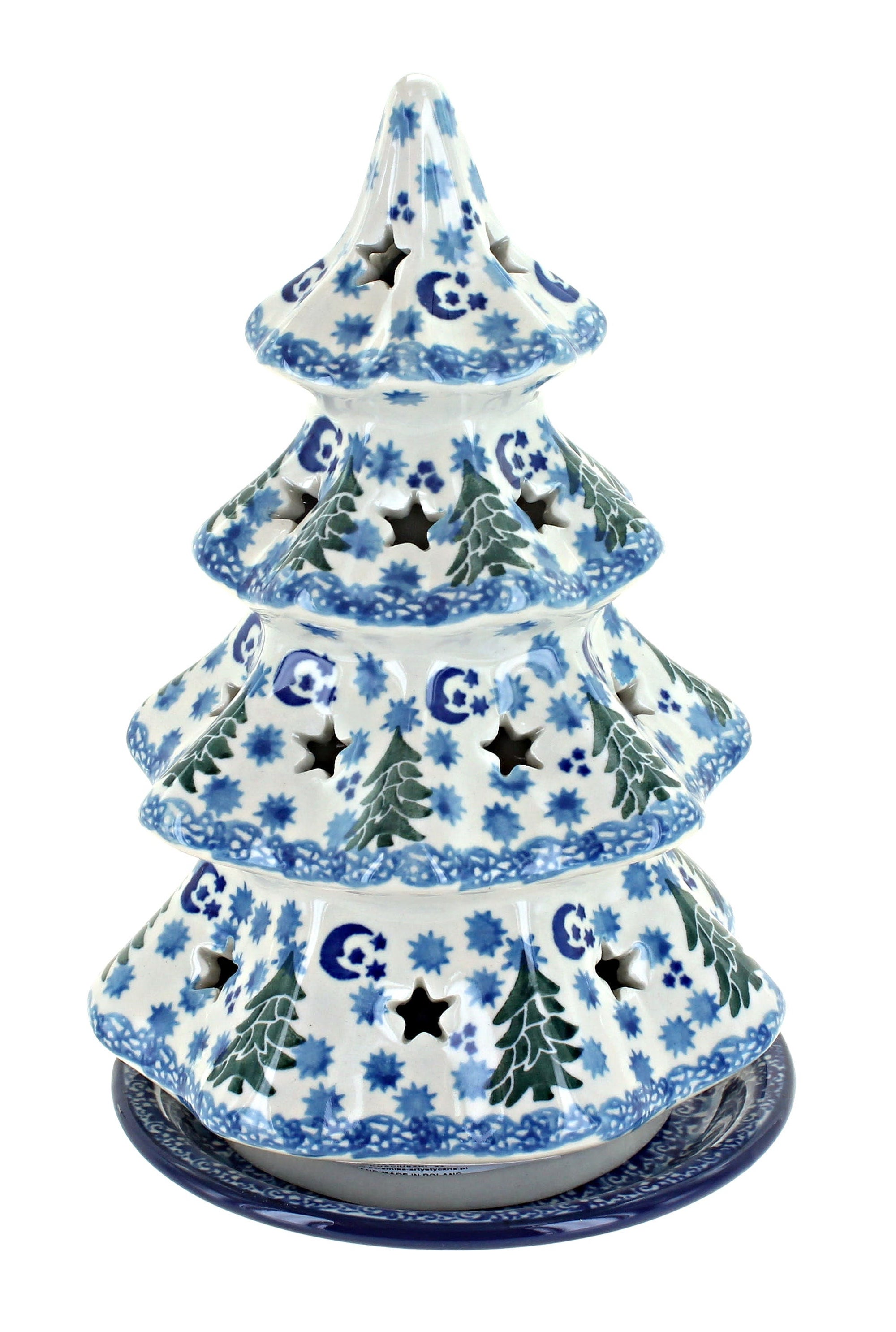 Ceramika Artystyczna Evergreen Magic Luminary — Polish Pottery