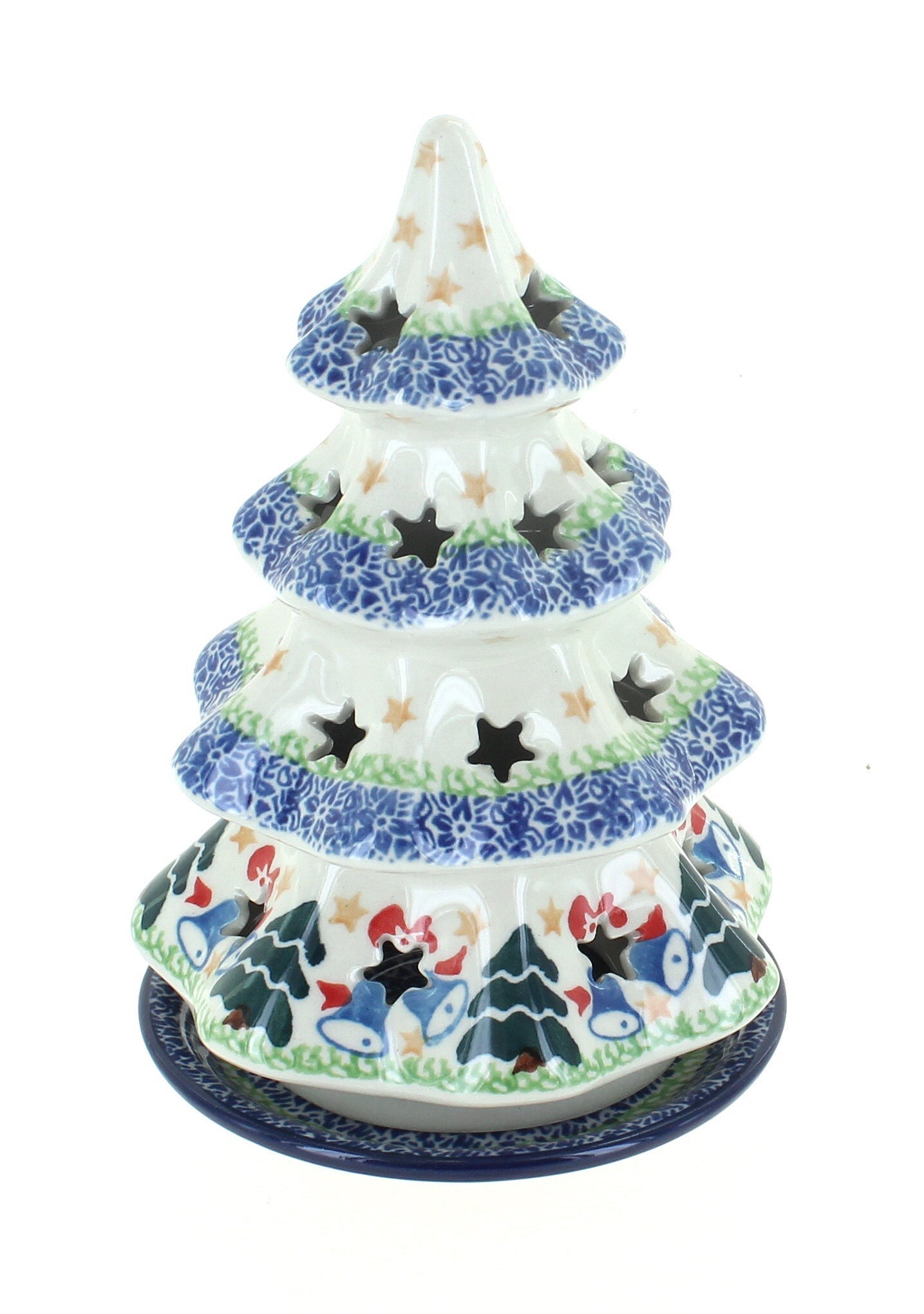 Ceramika Artystyczna Winter Bells Luminary — Polish Pottery