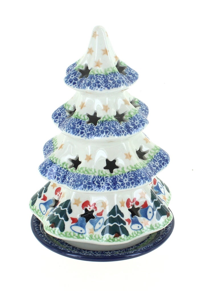 Ceramika Artystyczna Winter Bells Luminary — Polish Pottery