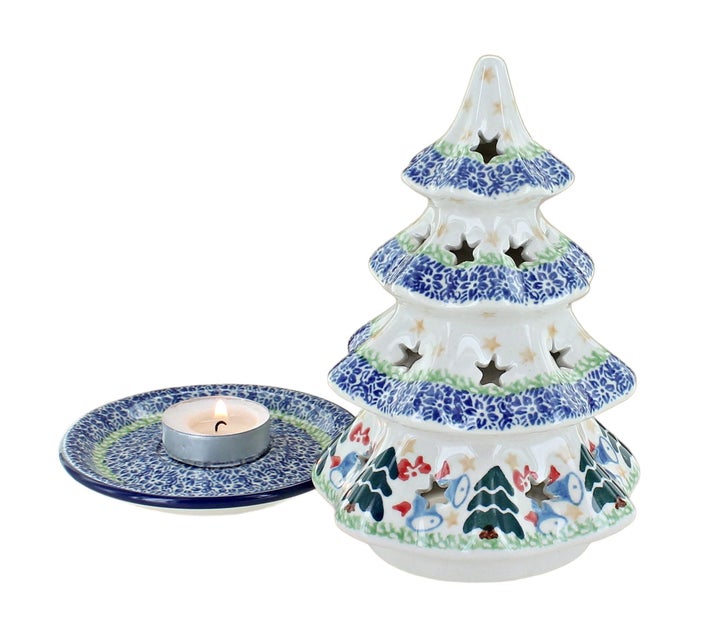 Ceramika Artystyczna Winter Bells Luminary — Polish Pottery