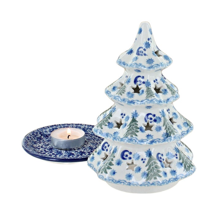 Ceramika Artystyczna Evergreen Magic Luminary — Polish Pottery