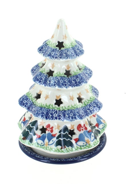 Ceramika Artystyczna Winter Bells Luminary — Polish Pottery