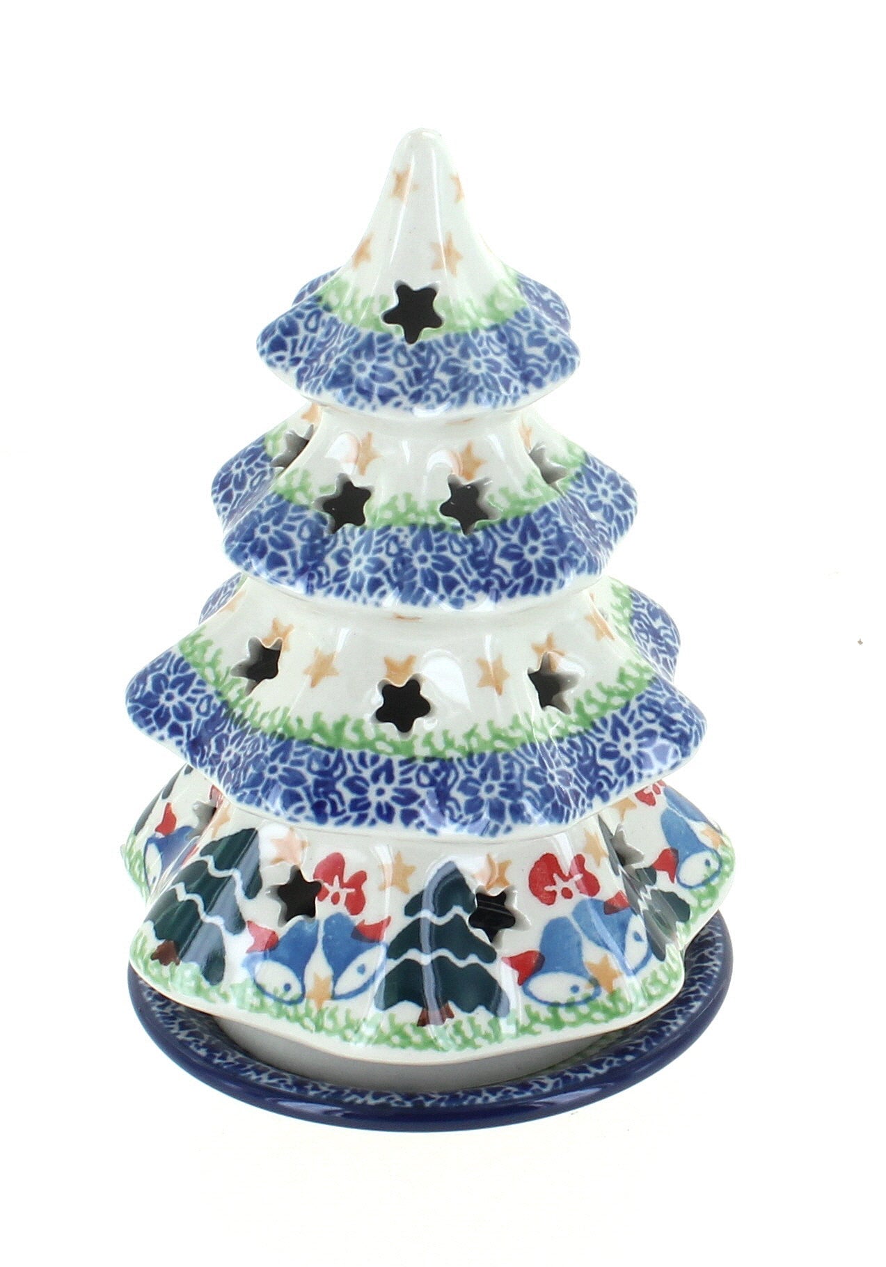Ceramika Artystyczna Winter Bells Luminary — Polish Pottery