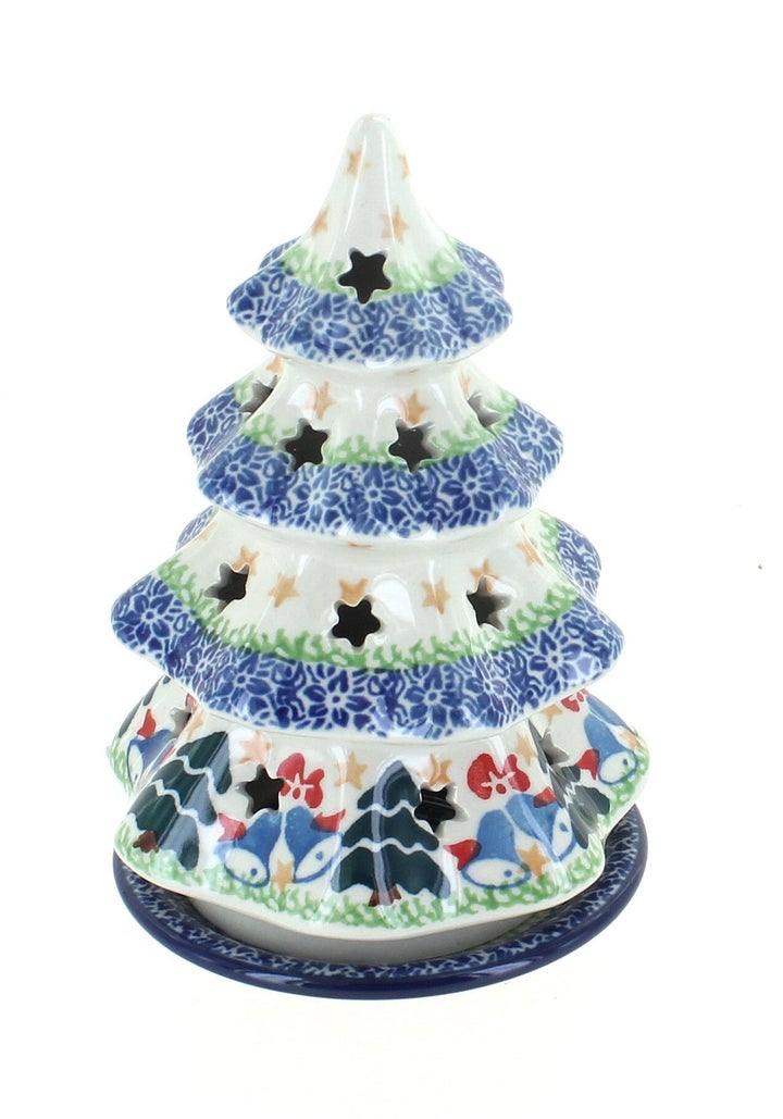 Ceramika Artystyczna Winter Bells Luminary — Polish Pottery