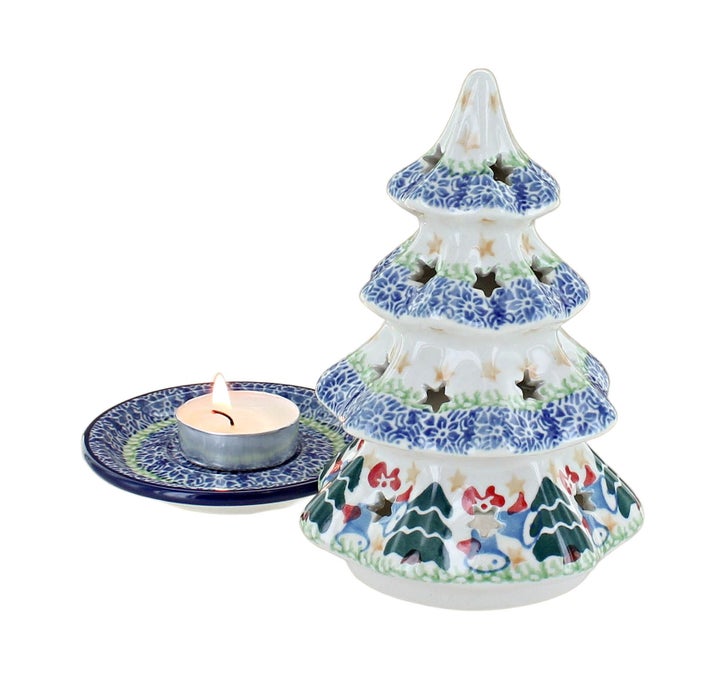 Ceramika Artystyczna Winter Bells Luminary — Polish Pottery