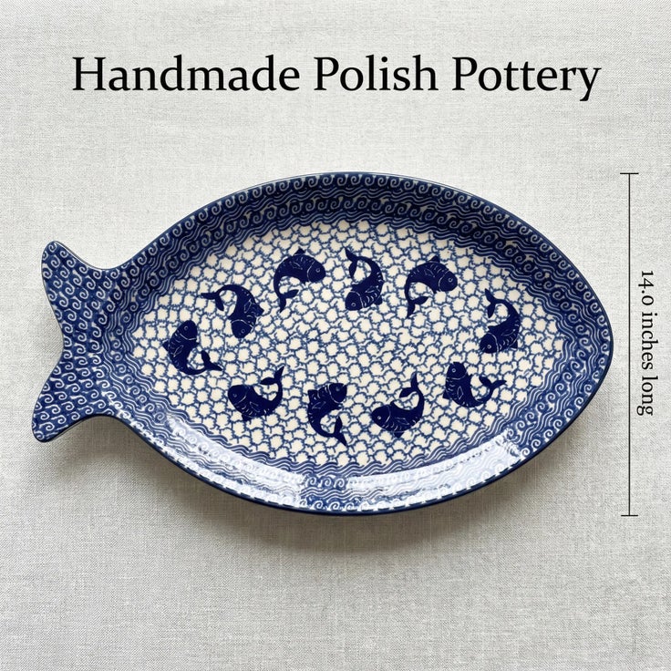 Detail image of Ceramika Artystyczna Mosaic Beach Décor — Polish Pottery