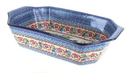Ceramika Artystyczna Hummingbird Medium Bakeware — Polish Pottery
