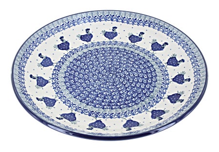 Ceramika Artystyczna Barnyard Rooster Dining Plates & Bowls — Polish Pottery