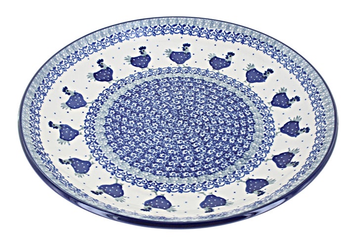 Ceramika Artystyczna Barnyard Rooster Dining Plates & Bowls — Polish Pottery