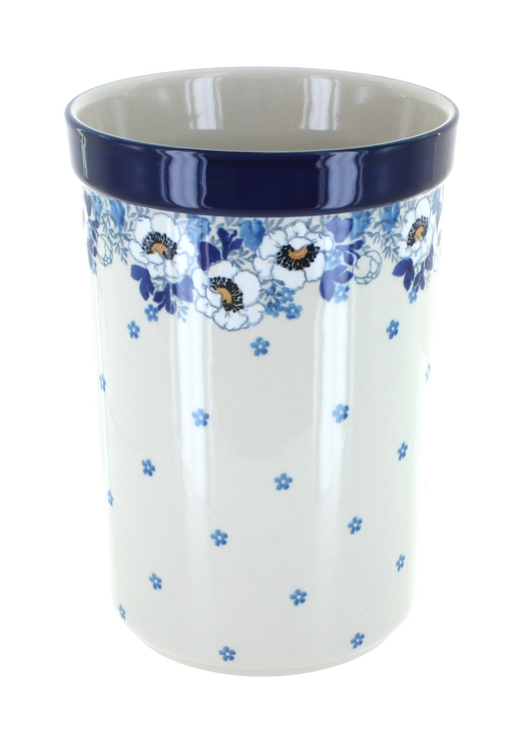 Ceramika Artystyczna Georgia Blue Counter Storage — Polish Pottery