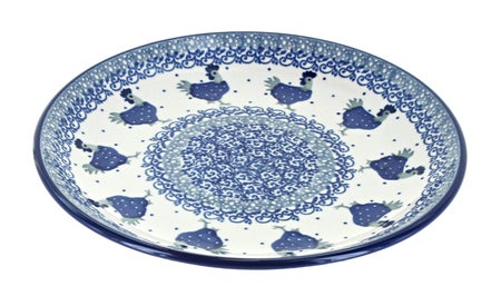 Ceramika Artystyczna Barnyard Rooster Dining Plates & Bowls — Polish Pottery